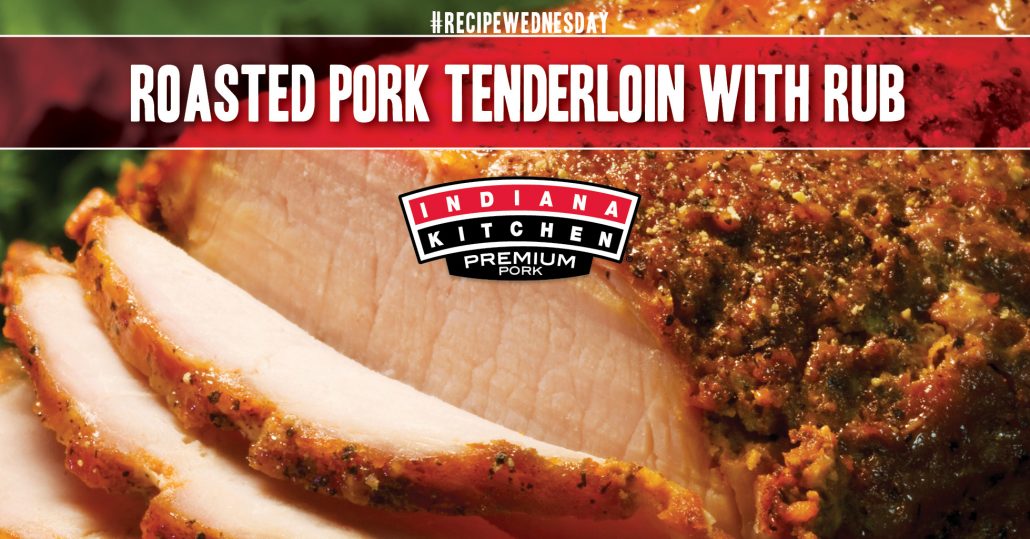 Roasted Pork Tenderloin with Rub Indiana Kitchen® Brand Pork Products