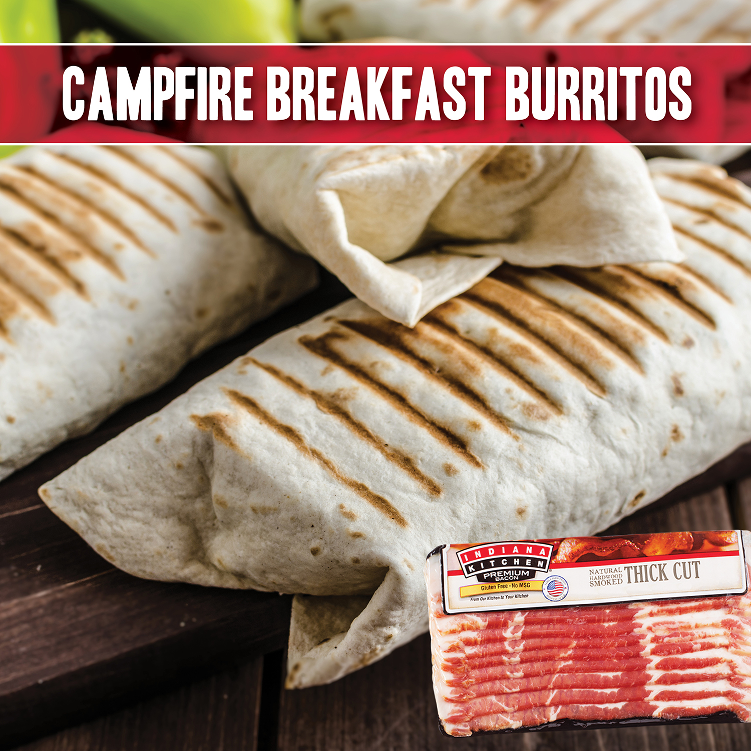 Campfire Breakfast Burritos