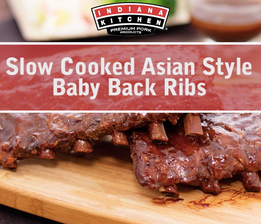 Indiana Kitchen Slow Cooker Asian Style Baby Back Ribs   Featured Image 1 