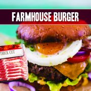 May-June Posts6 classic american farmhouse burger ground beef patty topped with a fried egg and indiana kitchen bacon