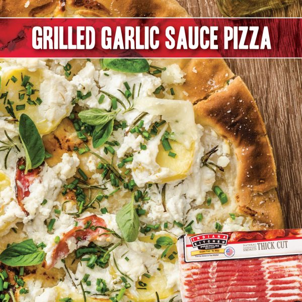 Grilled Garlic Sauce Pizza Indiana Kitchen Recipes