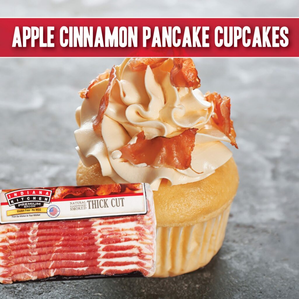 Apple Cinnamon Pancake Cupcakes - Indiana Kitchen