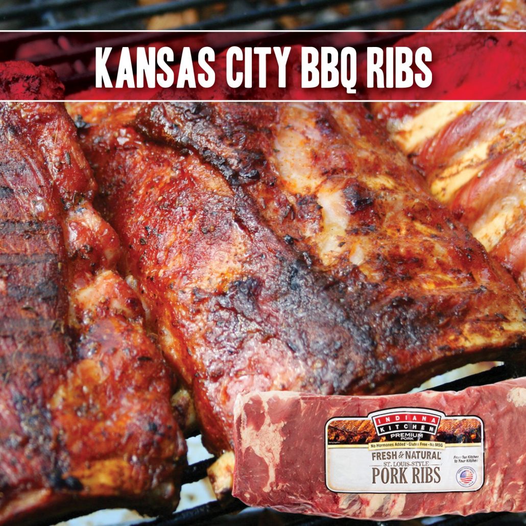 Kansas City BBQ Ribs Indiana Kitchen® Brand Pork Products