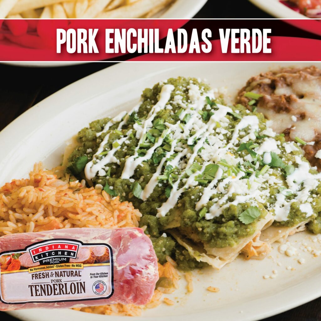 Pork Enchiladas Verde - Indiana Kitchen