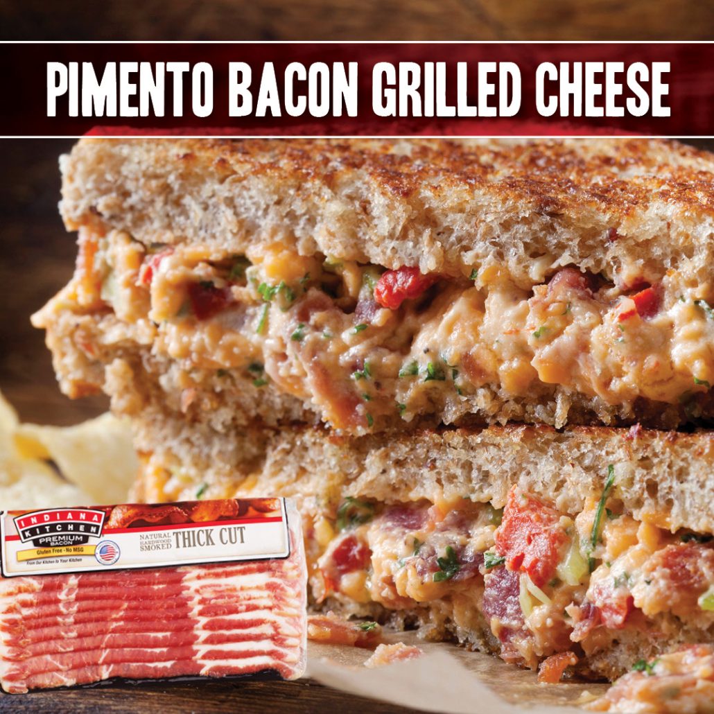 Pimento Bacon Grilled Cheese | Indiana Kitchen® Brand Pork Products